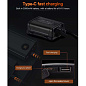Фонарь налобный BL-25CC-P360, 3x18650, Power Bank, ЗУ Type-C, zoom, Box