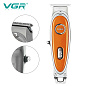 Триммер VGR V-263 ORANGE, 3 насадки, LED display