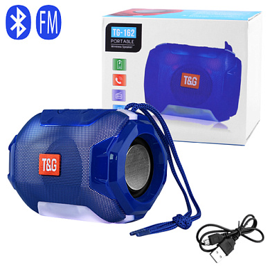 bluetooth-колонка tg162, speakerphone, радио, blue, оптом, купить