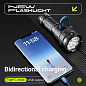 Фонарь YEMAO YM-A9 9LED, 2x26650, Power Bank, ЗУ Type-C, колпачек, 3 фильтра