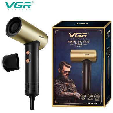 фен профессиональный vgr v-441, 4 режима, насадка-концентратор, 1400 вт, оптом, купить