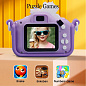 Детский фотоаппарат  X2A, PURPLE UNICORN