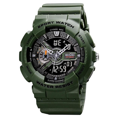 часы наручные 1688ag skmei, army green, оптом, купить