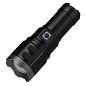 Фонарь AK138 WHITE LASER LED PM60-TG, 4х18650, power bank, индикация заряда, ЗУ Type-C, zoom, Box
