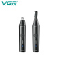 Триммер VGR 2 в 1 V-613 для носа и бровей, IPX5