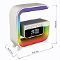 Light Sound Machine XM-G3mini, RGB ночник, часы, беспроводная зарядка,  Bluetooth колонка