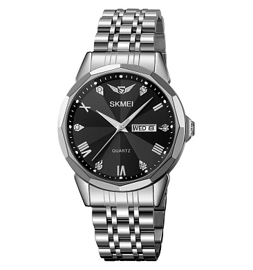 часы наручные 2291sibk skmei, silver-black, оптом, купить