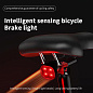 Велофонарь FY-328S-4LED(Red) с автоматической системой START/STOP, waterproof, Li-Ion  аккумулятор, ЗУ Type-C