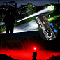Фонарь NIGHT VISION FLUORESCENCE M10R-2TG(White+Red), 1x18650, индикация заряда, ЗУ Type-C, zoom
