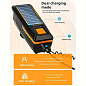 Велофонарь с сигналом LY-17-XPE, солн. батарея, выносная кнопка, Waterproof, Li-Ion аккум., ЗУ microUSB