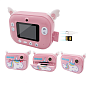 Детский фотоаппарат мгновенной печати YT008, PINK UNICORN с поддержкой microSD card, 3Y+, WiFi 