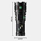 Фонарь NIGHT VISION FLUORESCENCE CB-G401Y-30W, power bank, индикация заряда, 4x18650, ЗУ Type-C, zoom, Box
