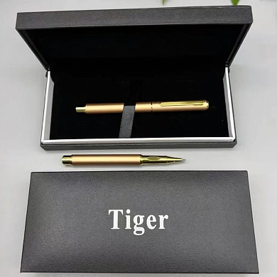подарочная ручка tiger в футляре (золотистая) 30063, оптом, купить