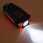Велофара с компьютером, сигналом и сигнализацией AS0808-XPG+2LED(yellow)+2COB(red), выносная кнопка, Waterproof, аккум., ЗУ microUSB