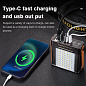 Фонарь налобный YEMAO YM-T102 TG+SMD(White+Red), Li-Ion аккумулятор, ЗУ Type-C, Internal battery, zoom
