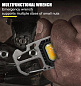 Фонарь MULTIFUNCTIONAL 5138/KL-535-COB ULTRA(White+Yellow+Red), multitool, Li-Ion аккум., магнит, карабин, отвертка, ЗУ Type-C