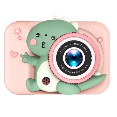 детский фотоаппарат q6, pink dinosaur, оптом, купить