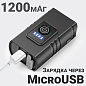 Велофара BK02, 500LM, Waterproof, ЗУ microUSB, Li-Ion аккум., индикация заряда