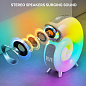 Light Sound Machine N70, RGB нічник, годинник, Bluetooth колонка