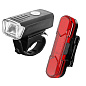 Велофонарь BSK-HY027-XPG, STOP-5SMD(Red), Li-Ion аккумулятор, ЗУ microUSB, Box