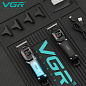 Триммер VGR V-964 GREEN, 7000 RPM, 3 насадки, LED display