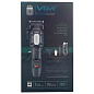 Аккумуляторная машинка для стрижки (clipper) VGR V-600B, 6 насадок, регулятор высоты, LED display, 7000 RPM