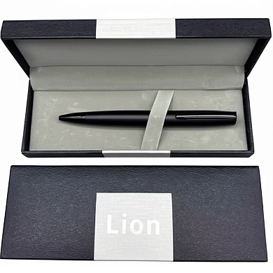 подарочная ручка в коробке lion (черная матовая) 382, оптом, купить
