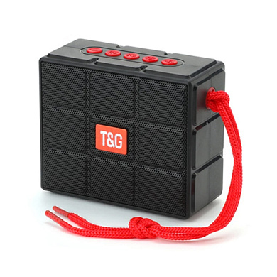bluetooth-колонка tg311с rgb подсветкой, speakerphone, радио, black, оптом, купить