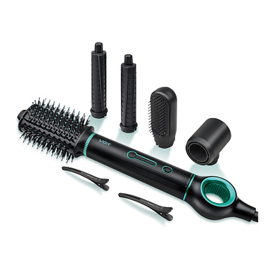 фен-стайлер vgr 5 в 1 v-486, professional, 5 насадок, оптом, купить