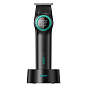 Тример VGR V-977 BLACK, регулювання потужності 6000 - 8000 RPM, 2500 mAh,  4 насадки, LED display