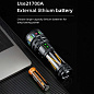 Фонарь YEMAO YM-A5 TG 30W, 1x21700, Power Bank, ЗУ Type-C, zoom, функция лампы