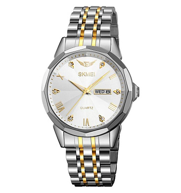часы наручные 2291tgdsi skmei, silver-gold-silver, оптом, купить