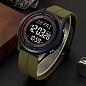 Часы наручные 2412PAG SKMEI, ARMY GREEN-SILICONE